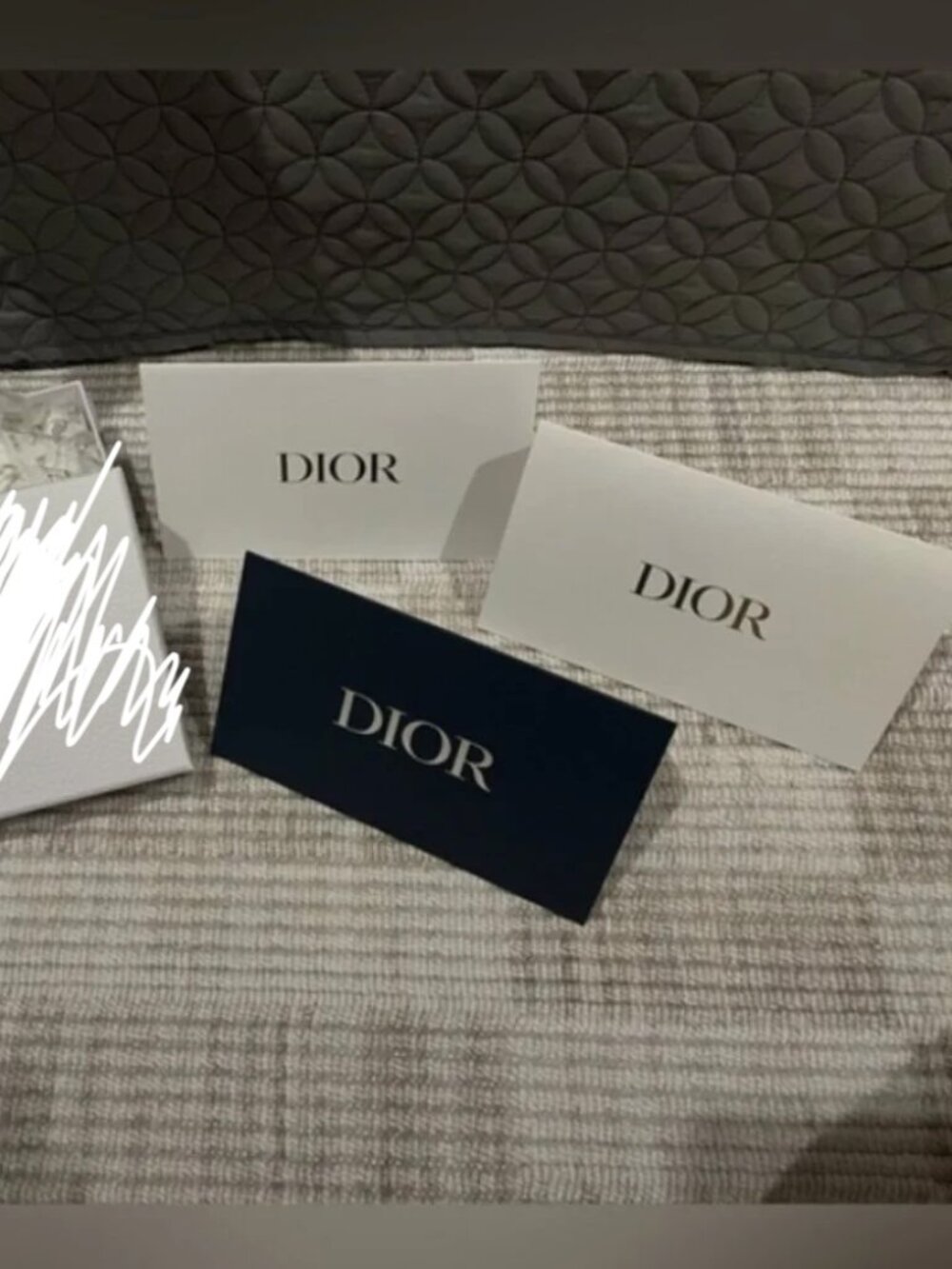 CHRISTIAN DIOR Empty Rectangle Envelopes